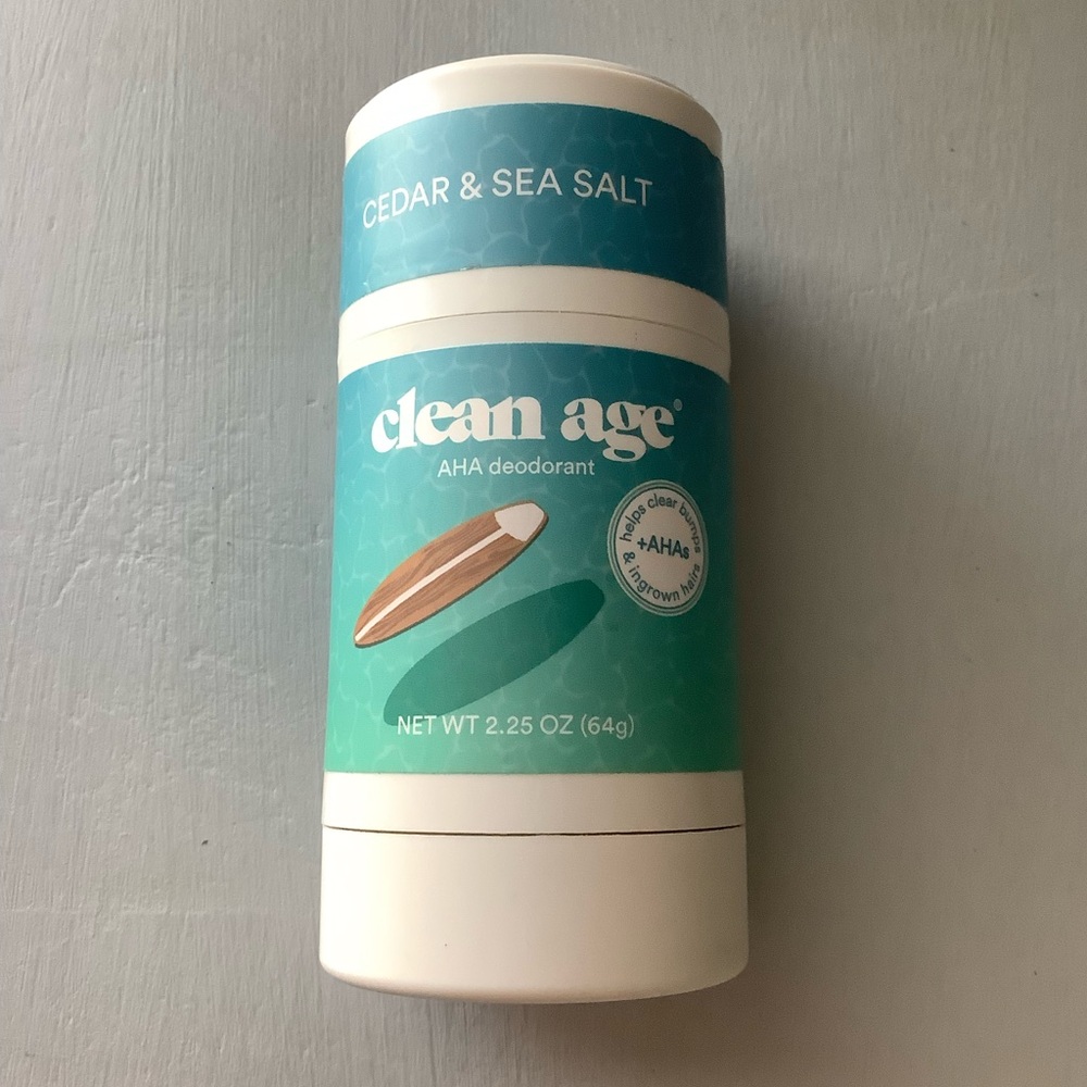 Clean Age Natural Deodorant CEDAR & Sea Salt Unisex
